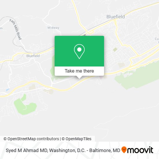 Syed M Ahmad MD map