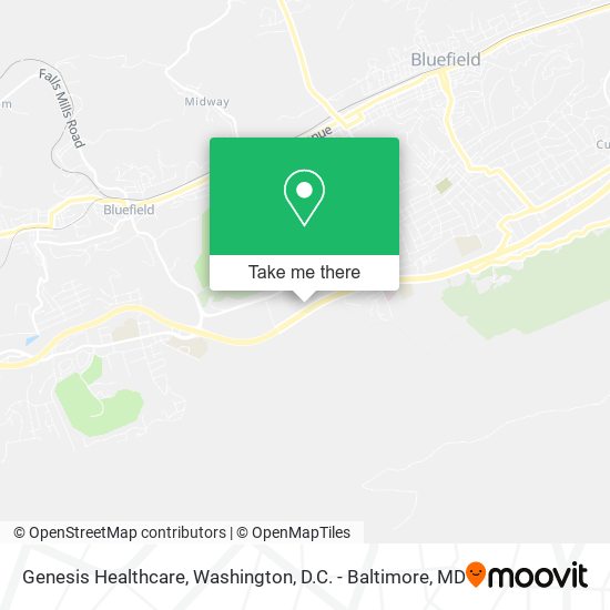 Mapa de Genesis Healthcare
