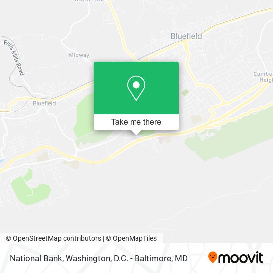 National Bank map