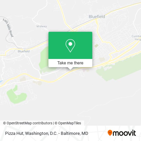Mapa de Pizza Hut