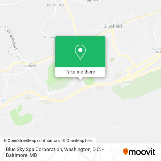 Blue Sky Spa Corporation map