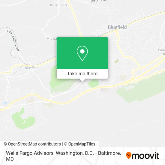 Wells Fargo Advisors map