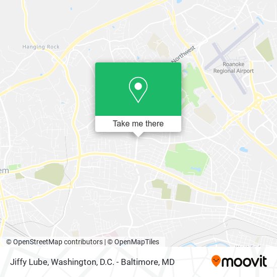 Jiffy Lube map