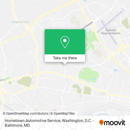 Mapa de Hometown Automotive Service