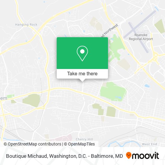 Mapa de Boutique Michaud