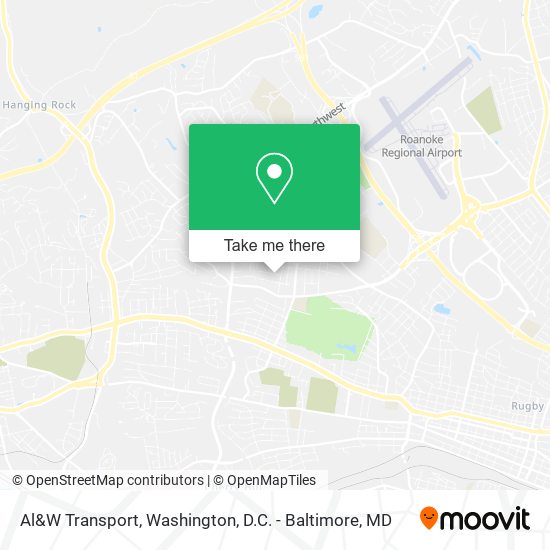 Al&W Transport map