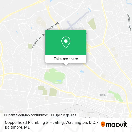 Copperhead Plumbing & Heating map