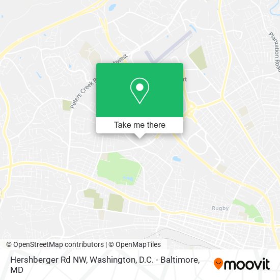 Mapa de Hershberger Rd NW