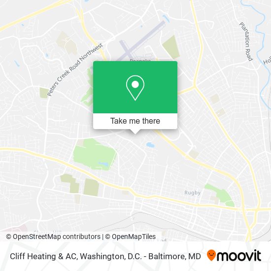 Mapa de Cliff Heating & AC