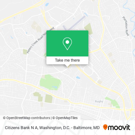 Mapa de Citizens Bank N A