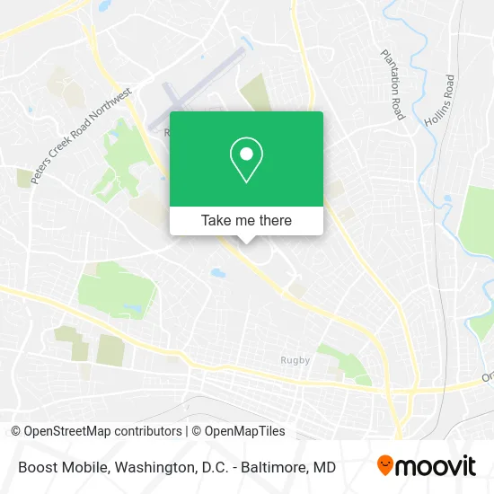 Boost Mobile map