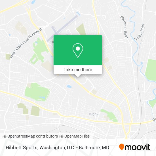 Hibbett Sports map