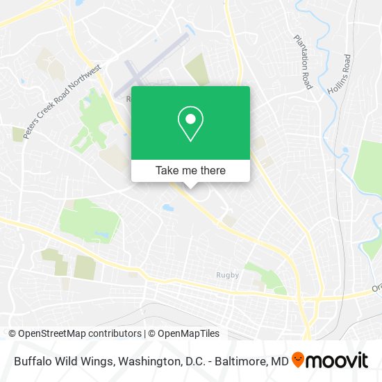 Mapa de Buffalo Wild Wings
