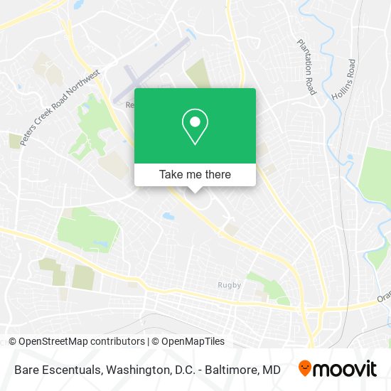 Bare Escentuals map