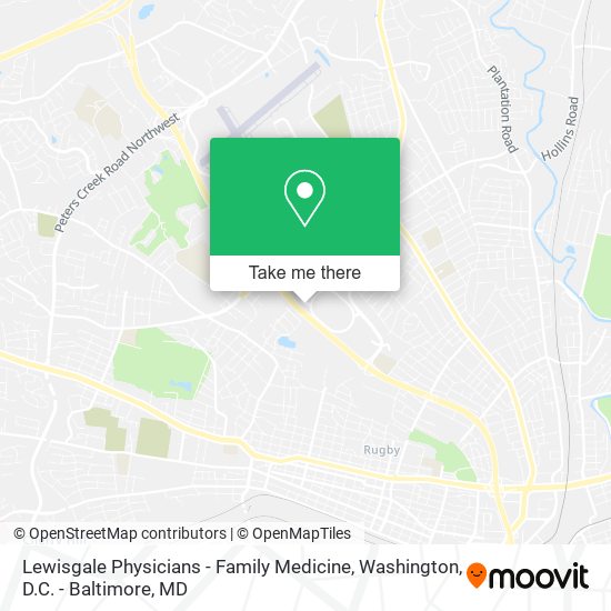Lewisgale Physicians - Family Medicine map
