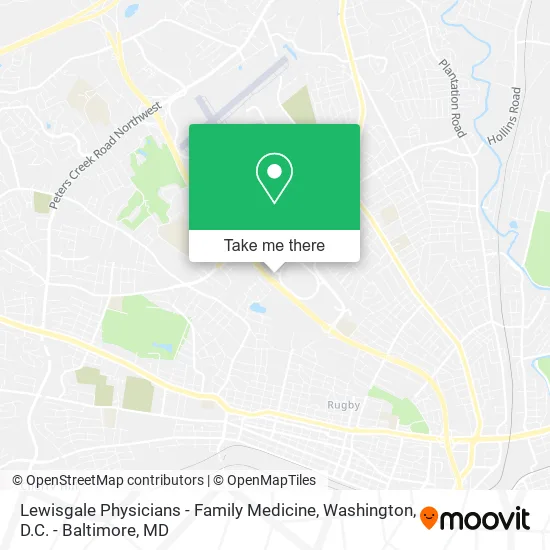 Lewisgale Physicians - Family Medicine map