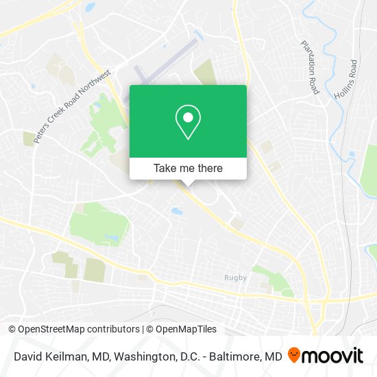 David Keilman, MD map