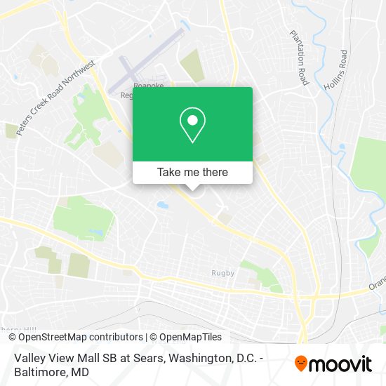Mapa de Valley View Mall SB at Sears