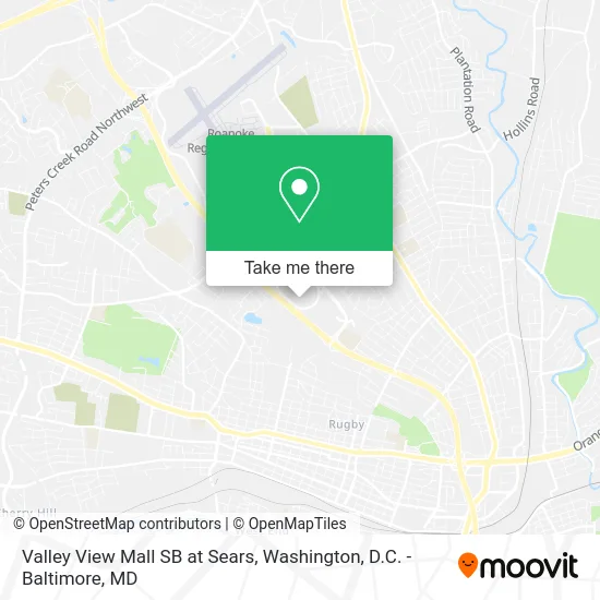 Valley View Mall SB at Sears map