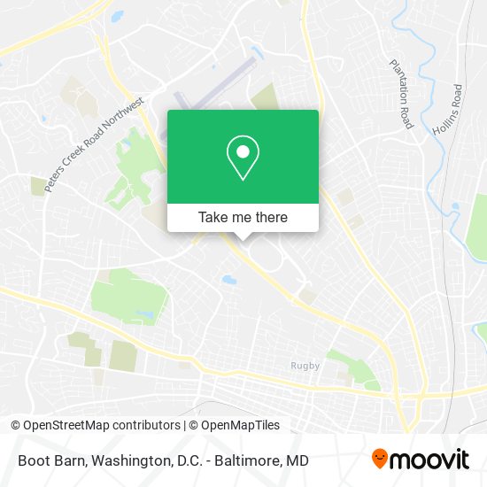 Boot Barn map