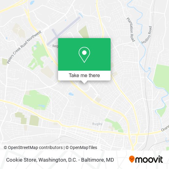 Cookie Store map