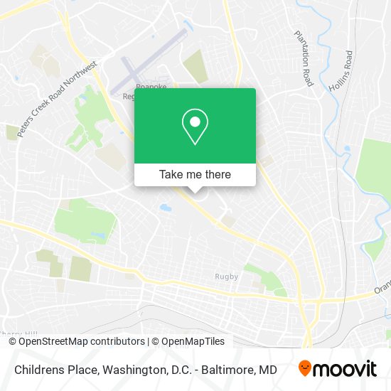Childrens Place map