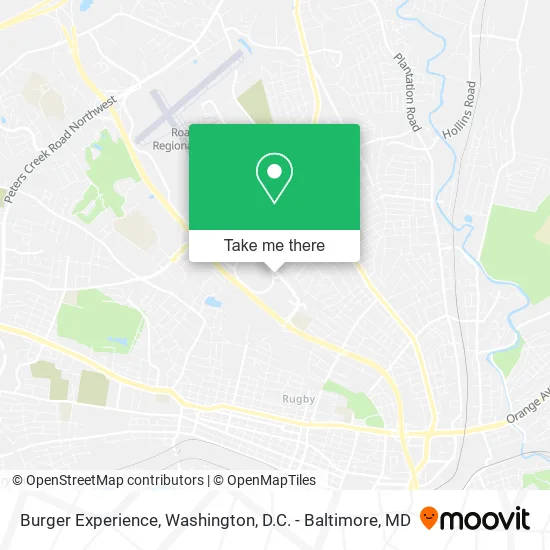 Mapa de Burger Experience