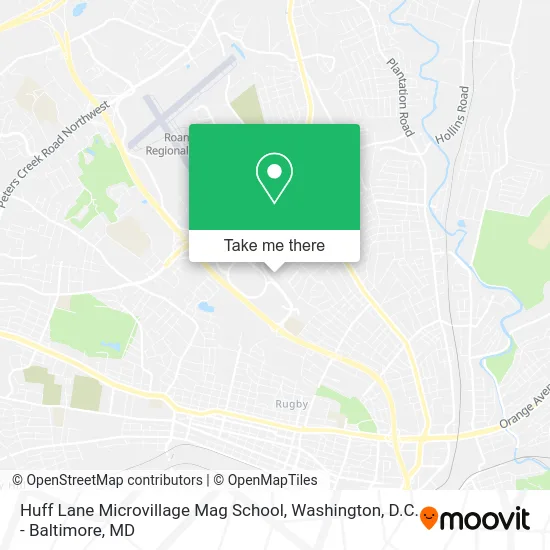 Huff Lane Microvillage Mag School map