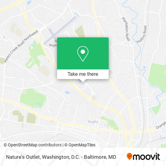 Nature's Outlet map