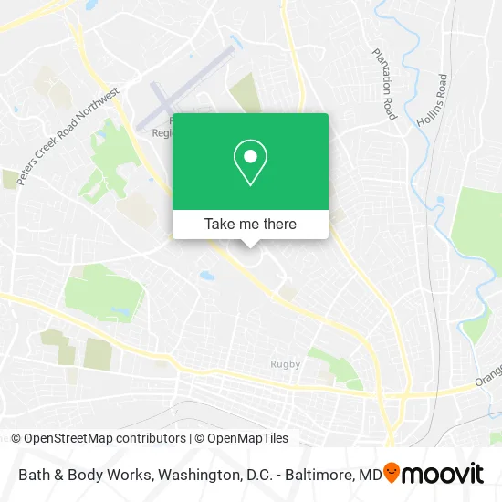 Bath & Body Works map