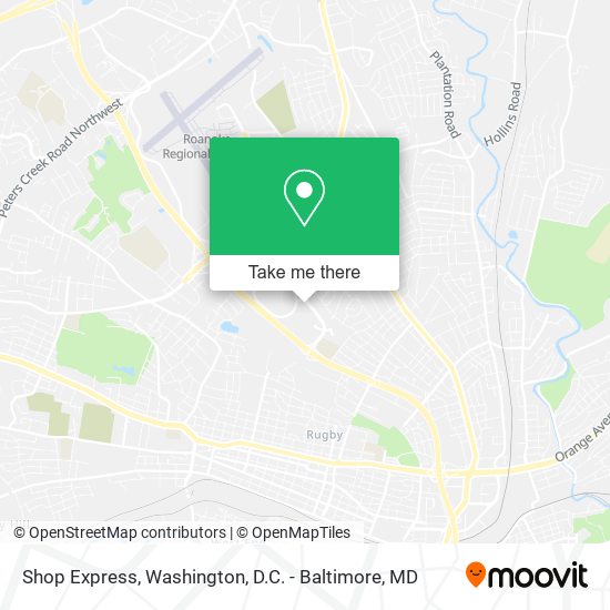 Shop Express map