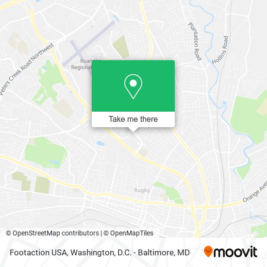 Footaction USA map