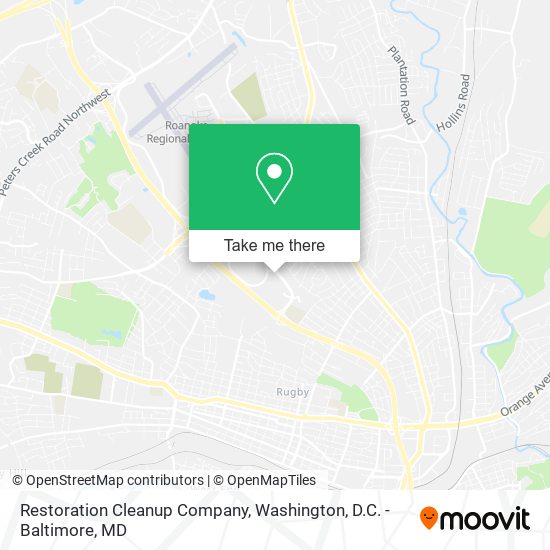 Restoration Cleanup Company map