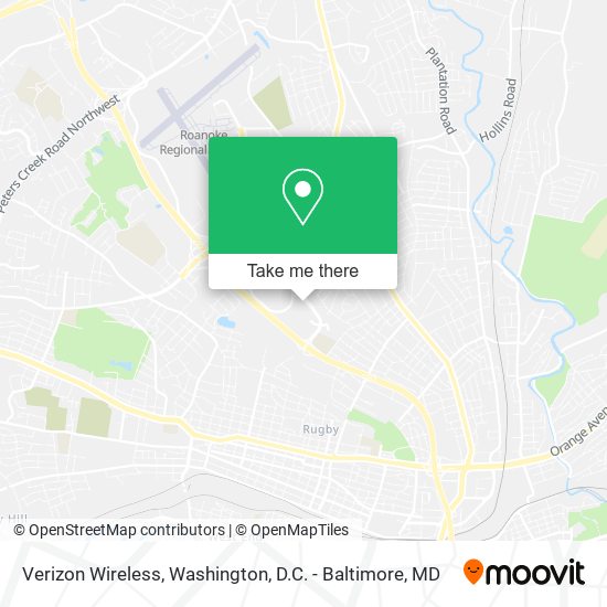 Verizon Wireless map