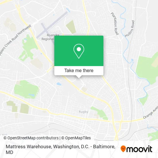 Mattress Warehouse map