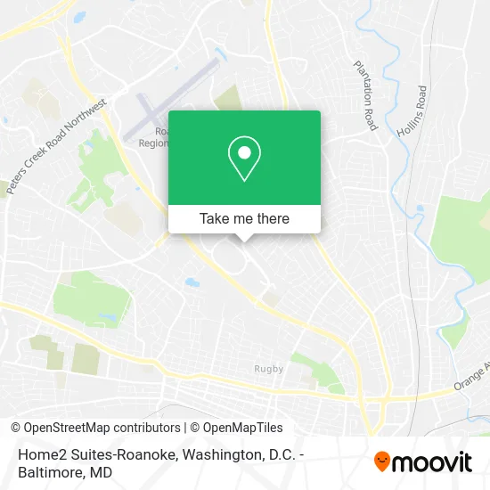 Home2 Suites-Roanoke map