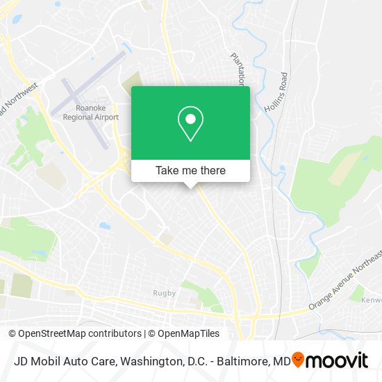 JD Mobil Auto Care map