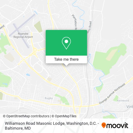 Williamson Road Masonic Lodge map