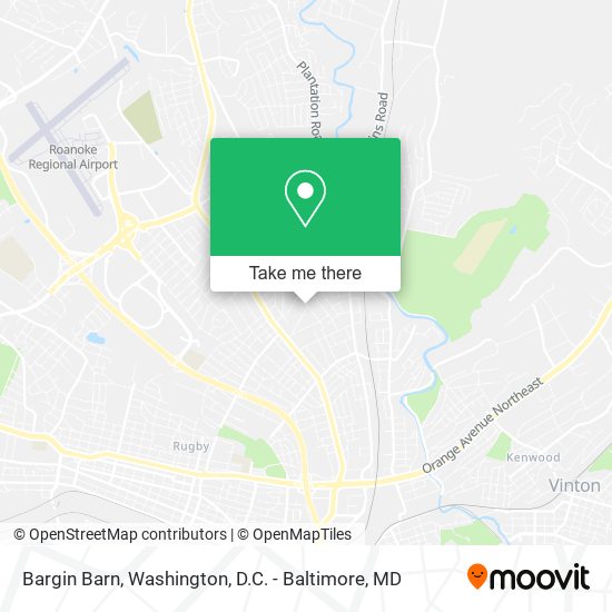 Bargin Barn map