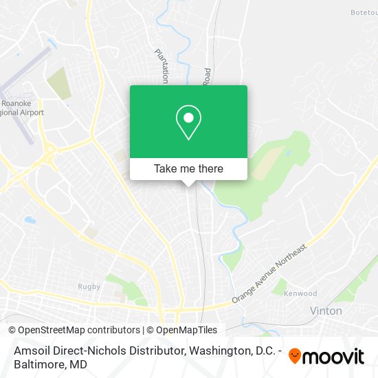 Amsoil Direct-Nichols Distributor map