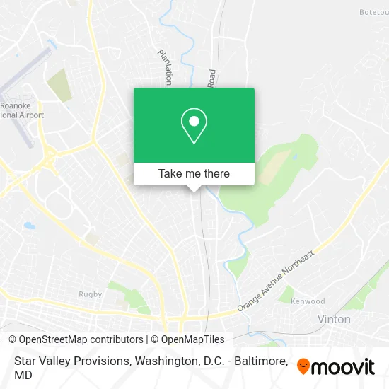 Star Valley Provisions map