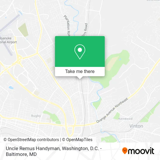 Uncle Remus Handyman map