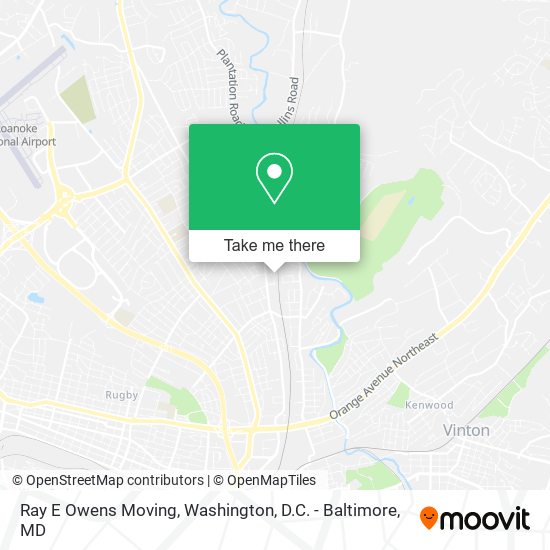 Ray E Owens Moving map