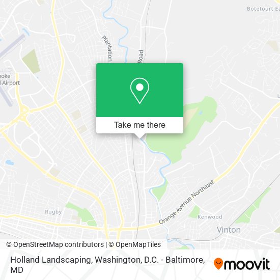 Holland Landscaping map