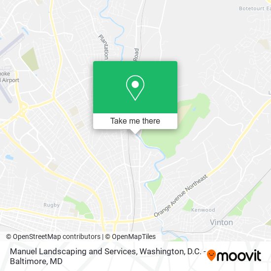 Manuel Landscaping and Services map