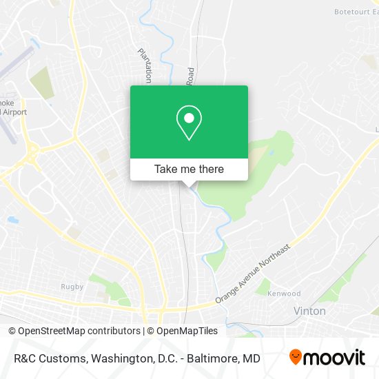 R&C Customs map