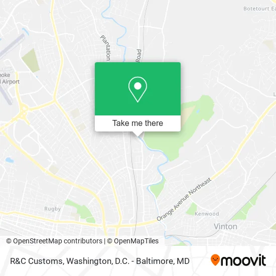 R&C Customs map