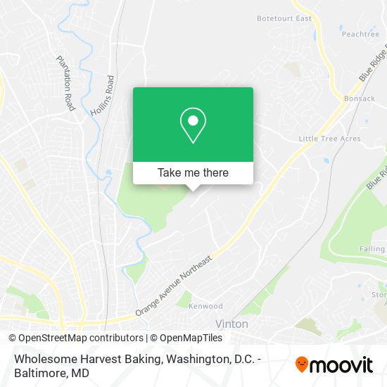 Wholesome Harvest Baking map
