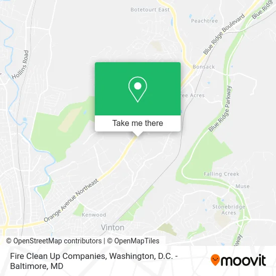 Fire Clean Up Companies map