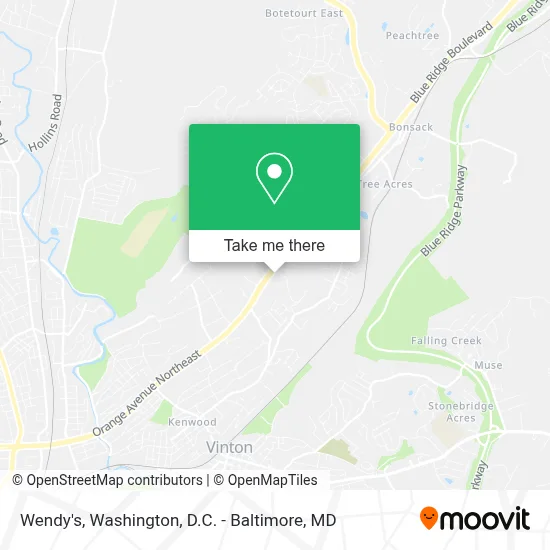 Wendy's map